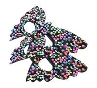 Cabilock Sequin Butterfly and Secure Design, for Masquerade Balls Comfortable Fit 2pcs with Pvc Material for Women and Party Decorations