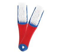 Cabilock Shoe Cleaning Brushes Household Laundry Stain Brush Multifunctional 2pcs with Soft Nano Bristles Plastic Handle for Fabric Care and Shoe Maintenance