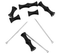 Cabilock Silicone Finger Guard Recurve Protective Gear 3 Set for Bowstring Protection, Professional Accessories Black for Enthusiasts and Experienced Archers for Shooting and Hunting