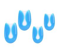 Cabilock Silicone Heel Cushions Anti- Pads U-Shaped 2 Pairs to Prevent Slippage and Relax Feet Soft Gel Foot Care Inserts for Comfortable Wear for Loafers and High Heels