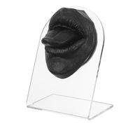 Cabilock Silicone Lip Model Realistic Artificial Lips for Piercing Practice Soft Silicone Mouth and Tongue Model for Teaching Display