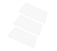 Cabilock Silicone Mini Brick Mold Set 3Pcs for Model Building and Sand Table Crafting Featuring Full and Half Bricks for Dollhouse and Landscape Accessories
