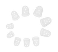 Cabilock Silicone Thumb Protectors Small and Portable 10pcs Comfortable to Wear Fingertip Guards for Kalimba Finger Covers for Thumb Piano Practising