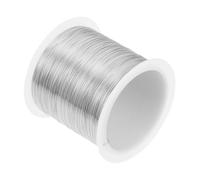 Cabilock Silver Copper Wire DIY Beading String for Jewelry Making Flexible Sculpting Wire for Bracelets Necklaces Earrings Hair Ornaments and Craft Projects