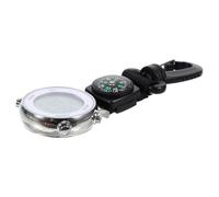 Cabilock Silver Multipurpose Hanging Digital Pocket Watch with Clip Design for Accurate Time Keeping, Nylon Strap and Zinc Alloy Case, for Mountain Climbing and Outdoor Use