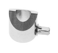 Cabilock Silver Zinc Alloy Cymbal Holder for Electronic Drum Cymbals with Snug Fit and Loosen Prevention, Drum Set Mount Clamp for Musicians and Drummers
