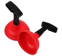 Cabilock Sink Drain Plunger 2pcs Small Plunger with Ergonomic Handle Strong Suction Power Unclogging Tool Short Little Clog Remover for Kitchen Sinks Shower Bathroom Tubs