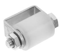 Cabilock Sliding Gate Roller Guide with Fixed Direction Nylon Bearing Wheel Frame 2.36X1.57X1.10 Inch Heavy Duty Slide Gate Hardware for Home Use