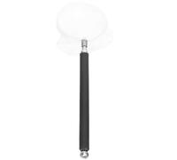 Cabilock Small Fish Net for Aquarium and Shrimp Catching with Soft Nylon Mesh and Stainless Steel Telescopic Handle 18-53cm Retractable Rod for Ornamental Fish Tanks