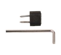 Cabilock Small String Metal Retainer Locking Nut for Headless Guitar Copper Metal with Spanner Quick Installation and Precision String Locking Modern Distinctive Look for Studio Recording