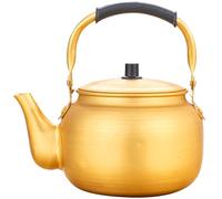 Cabilock Small Water Boiler Kettle 0.75l Rust Resistant Thickened Aluminum Metal Water Kettle for At-Home Use on Electric Stovetop