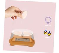 Cabilock Solar-powered Motorized Rotating Display Stand Turntable for Jewelry Digital Products Watches Stylish Automatic Revolving Platform for Showcase