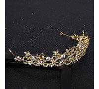 Cabilock Sparkling Princess Tiara Crown for Girls - Rhinestone Birthday Party Headdress | Adjustable Kids Crown for Pageants, Christmas, Dress Up (4-12 Years)