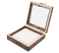 Cabilock Specimen Display Box with Clear Acrylic Lid Insect and Butterfly Display Case Protective Collection Holder for Dried Flowers and Plants