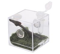 Cabilock Spider Habitat Box Breeding Box High Visible Design Convenient for Feeding Acrylic Enclosure Tank for Feeding Reptiles and Pet Keeping Suitable for Crustaceans and Crickets