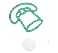 Cabilock St Patrick’s Day Shamrock Window Lights with Hanger Green Leaf Decor Non-Battery Operated St Patrick’s Day Indoor Festive Wall Decoration for Irish Party