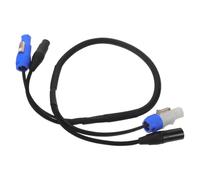 Cabilock Stage Light Powercon Cable 1 Meter with Quick Connect Interface and Metal-plastic Construction for Theater Lighting and Busy Event Setups