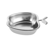 Cabilock Stainless Steel Apple Shaped Honey Dish for Rosh Hashanah Compact Passover Holiday Platter Festive Jewish Year Tableware Serving Dish for Seder Celebrations and Family Gatherings