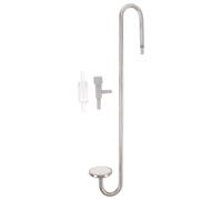 Cabilock Stainless Steel Aquarium Oxygen Diffuser with Check Valve and Adjustable Valve for Fish Tank, Easy to Install and Clean, Wear-resistant Aquarium Accessory Suitable for Home
