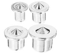 Cabilock Stainless Steel Dowel Center Transfer Plugs Precision Woodworking Alignment Tool for Cabinet and Bookshelf Installation Portable Pin Locator for Accurate Drill Guide