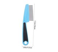 Cabilock Stainless Steel Fine Tooth Comb for Women and Men Anti-bend Hair Comb for Precision Styling and Dandruff Removal Smooth Glide Hair Grooming Tool for Adults