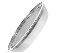 Cabilock Stainless Steel Korean-style Thickened Oil Drip Tray with 304 Mesh Filter, 201mm round Fried Food Holder and Snack Serving Plate for Kitchen and Oven Air Fryer Use