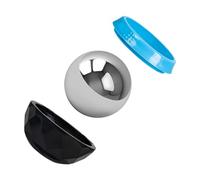 Cabilock Stainless Steel Massage Balls Handheld Small Muscle Relaxing Tool and Hot Compress Body Massager for Portable Therapy