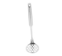 Cabilock Stainless Steel Potato Ricer Manual Masher with Ergonomic Handle Heavy Duty Press for Even Mashing Food Potatoes Garlic and Vegetables Safe Handheld Kitchen Tool for Nutritious
