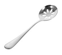 Cabilock Stainless Steel Serving Spoon Small Slotted Spoon Daily Use Serving Utensil with Perforations for Picking up Small Items Silver Kitchen Gadget Appetizers and Main Course Pasta
