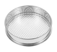 Cabilock Stainless Steel Soil Sieve Round Grading Sifter Rust-resistant Mesh for Garden Soil and Filtration Portable Outdoor Tool for Particle Classification