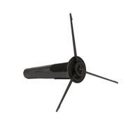 Cabilock Stand Black Plastic and Iron Construction Display Foldable with Soprano Saxophone Easy to Support and Firm Stable Sax Holder for Compact Instrument Accessory B-key Sax