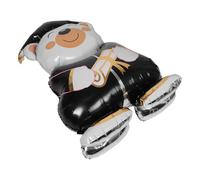 Cabilock Standing Graduation Foil Bear Balloon for Graduation Ceremonies and Themed Parties Easy Setup and Self-standing Aluminum Film Balloon Decoration