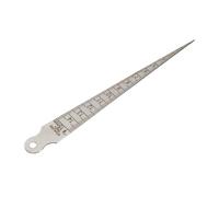 Cabilock Steel Guitar Bridge Gaps Measuring Ruler for Luthier Setup and Guitar Repair 15Cm Precision Gap Ruler Smooth Margins Easy-To-Store Design and Action Adjustment