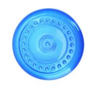 Cabilock Sturdy Blue Tpr Flying Disc for Dogs and Pets, Wear-resistant and Teeth-protecting Chew, for Outdoor Play with Your Dog and Puppy Training