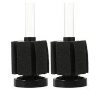 Cabilock Sturdy Bodies Sponge Toughness Super with Aquarium Filter 2pcs for and, Abs and Sponge Material, Effective Filtration for Water with Many Muddy Impurities Fish Tanks Aquariums