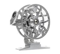 Cabilock Sturdy Metal Fishing Reel with Ultra-thin Body Design and High Strength Engineering Structure, Lightweight and Convenient for Outdoor Trips, Beachcaster Reel for Pole Fishing