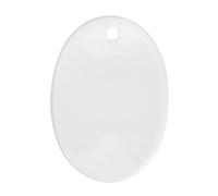Cabilock Sublimation Blank Ceramic Ornaments for Xmas Tree Decor Double-sided Shape for Heat Transfer for Christmas Parties and Festive Celebrations