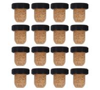 Cabilock T-Shaped Cork Stoppers for Wine Bottles Reusable Wine Bottle Stoppers Soft Cork Plugs for Beer Craft Jar Sealing Saver Caps for Home Bar Parties