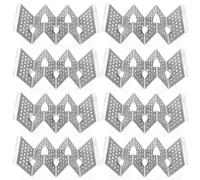 Cabilock Taco Holders Rack Trays Set of 8, Premium Stainless Steel Taco Shell Holder Stand with Handle, Oven Grill and Dishwasher Safe