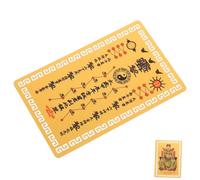 Cabilock Tai Card Amulet Chinese Style Luck Protection Amulet Card for Chinese Lunar Year Decor