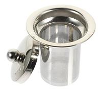 Cabilock teapot Tea Strainer Glass Tea Colander Coffe Filter fine mesh Filters Glass Tea Strainer mesh Tea Steeper Tea Filter Tea Cups Bulk Tea infusers Stainless Steel with Cover Milk Tea