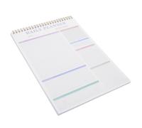 Cabilock Tear-off Daily Planner Notepad Portable Undated To Do List Pad for Students Office and Home Organize Prioritize Schedule Planning with Decorative Chart in Mauve