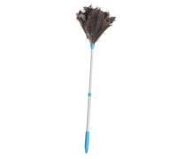Cabilock Telescopic Duster with Long Handle Reusable Washable Ostrich Cleaning Tool for High Ceilings Chandeliers Blinds Furniture Versatile Household Cleaning Supplies