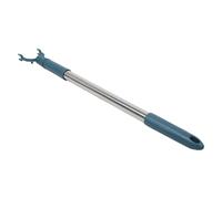 Cabilock Telescopic Laundry Drying Rod with Hooks, Adjustable Stainless Steel Extendable Clothes Rail, Space-saving Design for Everyday High-frequency Laundry Room Use and Limited Space,