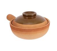 Cabilock Terracotta Casserole Small Pots for Cooking Rice Pots for Cooking Small Cooking Pot Rice Cooking Pot Pots for Cooking Small Soup Pot Stew Pots with Lids Clay