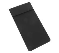Cabilock Textured Restaurant Check Presenter Compact Menu Book Folder for Hotels Cafes Portable Writing Board and Order Receipt Holder Classic Black Organizer for Server Notes