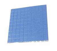 Cabilock Thermal Conductive Silicone Pads Extend Service Life Blue 100pcs Fill the Gap between Contacting Surfaces for SSD Solid State Hard Drives and Chips Suitable for Electronics