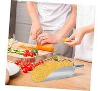 Cabilock Thickened Stainless Steel Ice Scoop with Drainage Food Scooper for Kitchen and Bar Anti- Multi-use Shovel for Ice Flour Grains Candy and Pet Food