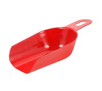 Cabilock Thickened Stainless Steel Kitchen Scoop Multipurpose Food and Flour Scoop for Ice Cubes Coffee Beans Nuts Ergonomic Handle Compact Kitchen Tool for Home Cooking
