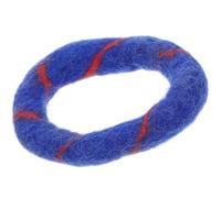 Cabilock Tibetan Singing Bowl Mat Wool Felt Cushion for Meditation and Sound Therapy Practical Use Sturdy Circle Pad with Delicate Vintage Design in Purple